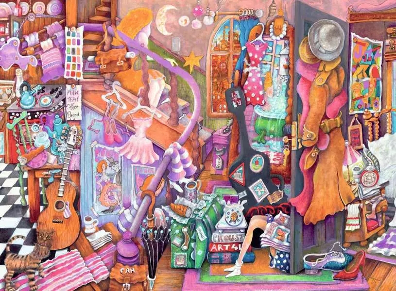 Ravensburger, Puzzle 500: Artystyczny nieład (12000679)