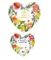 Laurka dwustronna Serce Dziadek - Ogródek dziadka