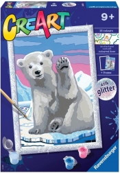 Malowanka CreArt dla dzieci: Miś polarny (20079)