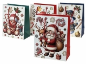 Torebka prezentowa Boże Narodzenie 23x18x9cm MIX
