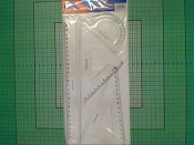 Zestaw szkolny plastikowy 30cm 4el.174932