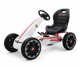 Gokart na pedały Abarth White (25795)