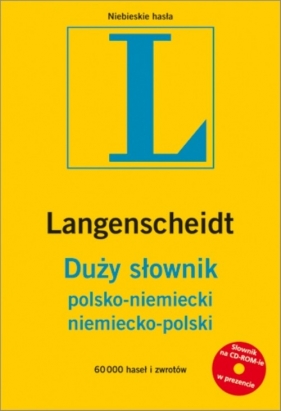 Duży słownik polsko niemiecki niemiecko polski + CD