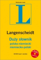 Duży słownik polsko niemiecki niemiecko polski + CD