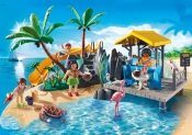 Karaibska wyspa z barem na plaży (6979)