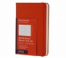 Moleskine 2013 weekly diary planner twin set red