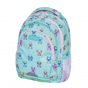 Astrabag, Plecak trzykomorowy - Puppie's world (AB330)