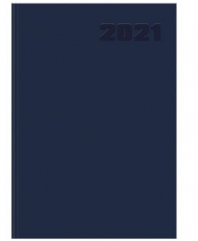 Kalendarz 2021 książkowy A5 Basic DTP granatowy