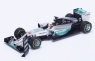 Mercedes W06 #44 Lewis Hamilton Winner US GP 2015 World Champion 2015 (with Pit