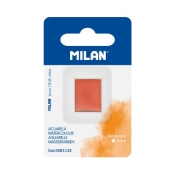 Farba akwarelowa MILAN na blistrze, kolor: mandarynkowy