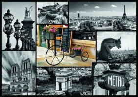 Puzzle 1000 elementów Paryż kolaż (10279)