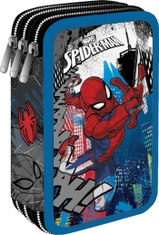 Coolpack, Piórnik potrójny z wyposażeniem Jumper 3 Disney Core - Spiderman (F067777)