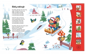 Piosenki zimowe. Książka dźwiękowa z piosenkami dla dzieci - Opracowanie zbiorowe