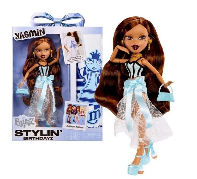 Bratz Stylin Birthdayz Doll - Yasmin + T-Shirt