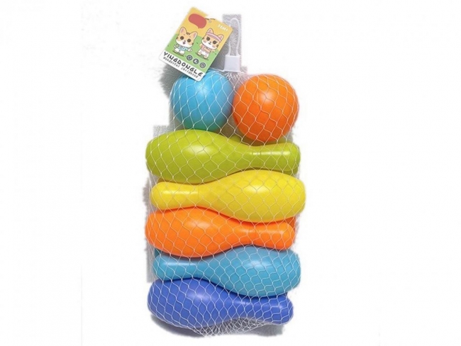 Zestaw do gry w kręgle 20x12x32cm