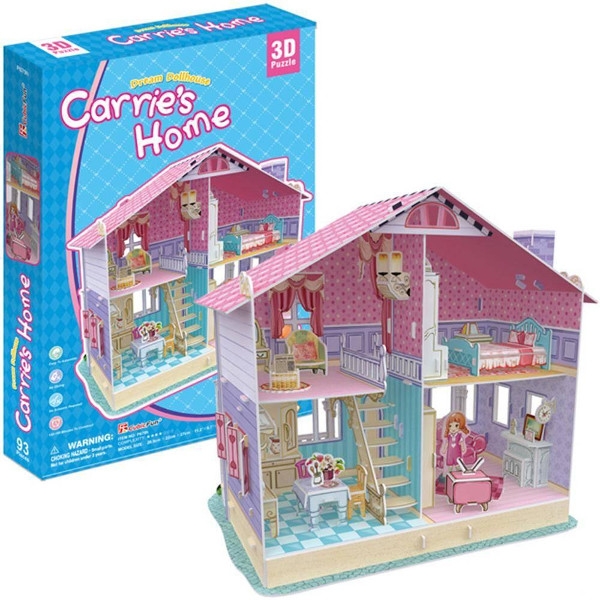 PUZZLE 3D Domek dla lalek Carrie (P679H)