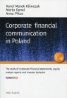 Corporate financial communication in Poland Klimczak Karol Marek, Dynel Marta, Pikos Anna