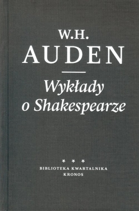 Wykłady o Shakespearze - Wystan Hugh Auden