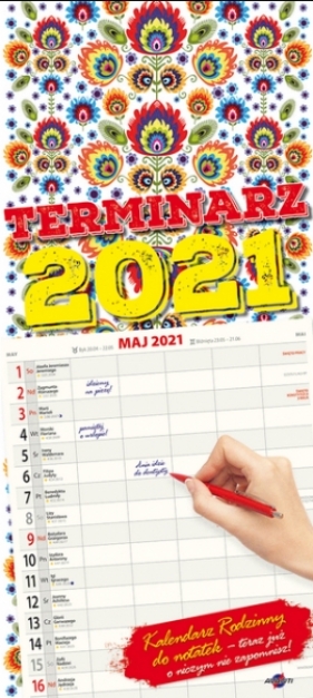 Kalendarz 2021 Terminarz - Praca Zbiorowa