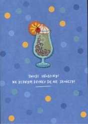 Karnet z naszywką - drink K.GIFT-192