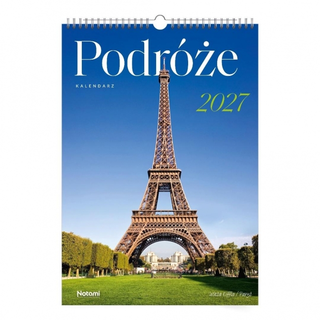 <img src='https://webimage.pl/pics/797/3/d5902806393797.jpg' style='height:440px' /> Kalendarz 2027 A3 ścienny Podróże