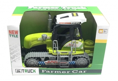 Traktor 21cm na gąsienicach w pudełku