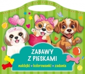 Zabawy z pieskami. Naklejki, kolorowanki, zadania - Opracowanie zbiorowe