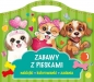 Zabawy z pieskami. Naklejki, kolorowanki, zadania - Opracowanie zbiorowe