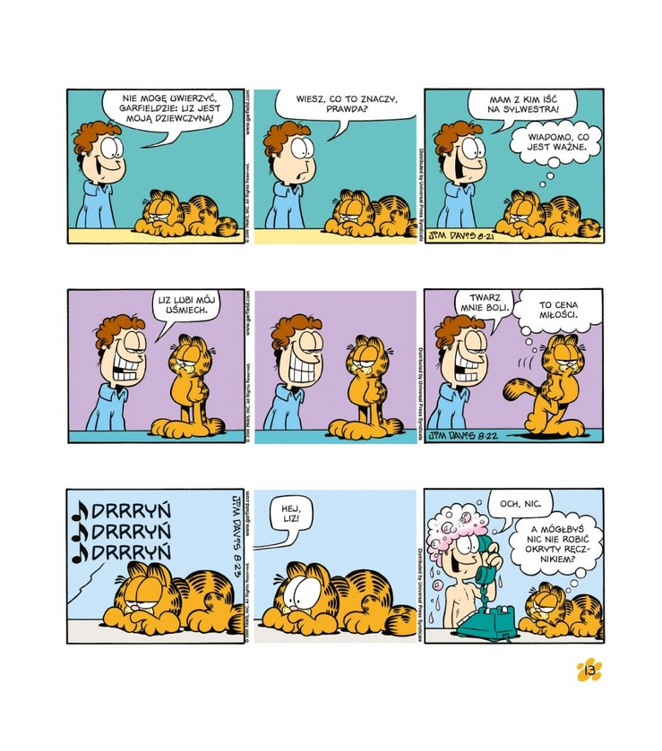 Garfield. Tłusty koci trójpak. Tom 17