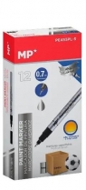Marker olejowy 0,7mm srebrny (12szt)