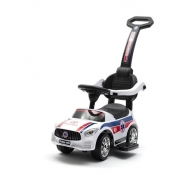 Jeździk z rączką Ambulance biały dźwięk