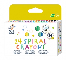 Kredki spiralne, 24 kolorów (CP223079)