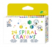 Kredki spiralne, 24 kolorów (CP223079)