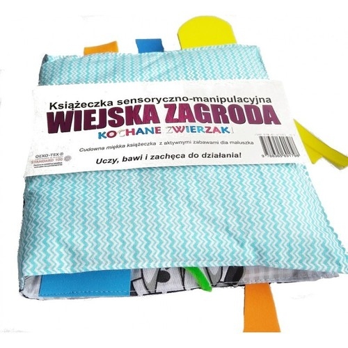 Wiejska zagroda Książeczka sensoryczno-manipulacyjna