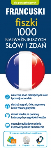 Francuski fiszki 1000 najważniejszych słów i zdań + CD-ROM - Opracowanie zbiorowe