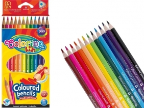 Kredki ołówkowe trójkątne, 12 kolorów (51798PTR)