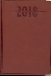 Terminarz 2018 - A5 Lux Złocony - brązowy