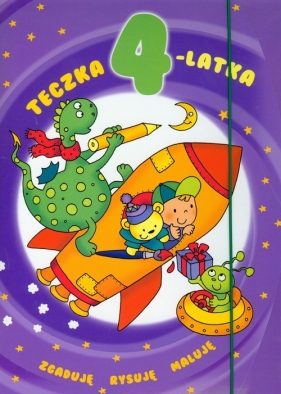 Teczka 4 latka Zgaduję rysuję maluję - Elżbieta Lekan