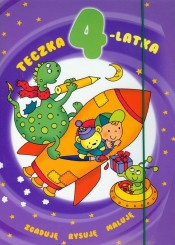 Teczka 4 latka Zgaduję rysuję maluję - Elżbieta Lekan
