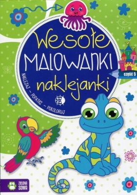 Wesołe malowanki naklejanki 5
