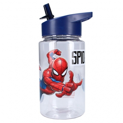 Butelka ze słomką dla dzieci Spider-Man 450ml