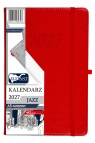 Kalendarz 2027 A5 dzienny Jazz - czerwony