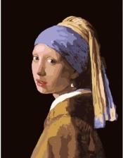 Malowanie po numerach - Dziewczyna z perłą 40x50cm
