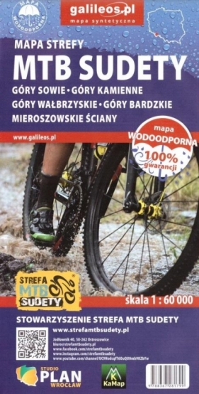Mapa - MTB Sudety 1:60 000 - Opracowanie zbiorowe