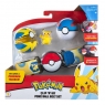 Pokemon Pas Clip 'N' Go na Pokeballe (Quick Ball, Great Ball, Pikachu) Zestaw -