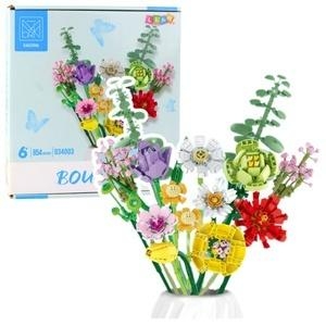 <img src='https://webimage.pl/pics/799/2/d5905991072799.jpg' style='height:440px' /> Klocki konstrukcyjne Bukiet Kwiatów 854el
