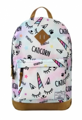 Plecak Caticorn pastelowy