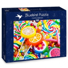 Bluebird Puzzle 1500: Kolorowe lizaki (70379)