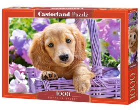 Puzzle 1000: Puppy in Basket (C-103799)