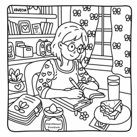 Cozy Girl Life. Przytulna kolorowanka o codziennych radościach - Veronica Jeanett